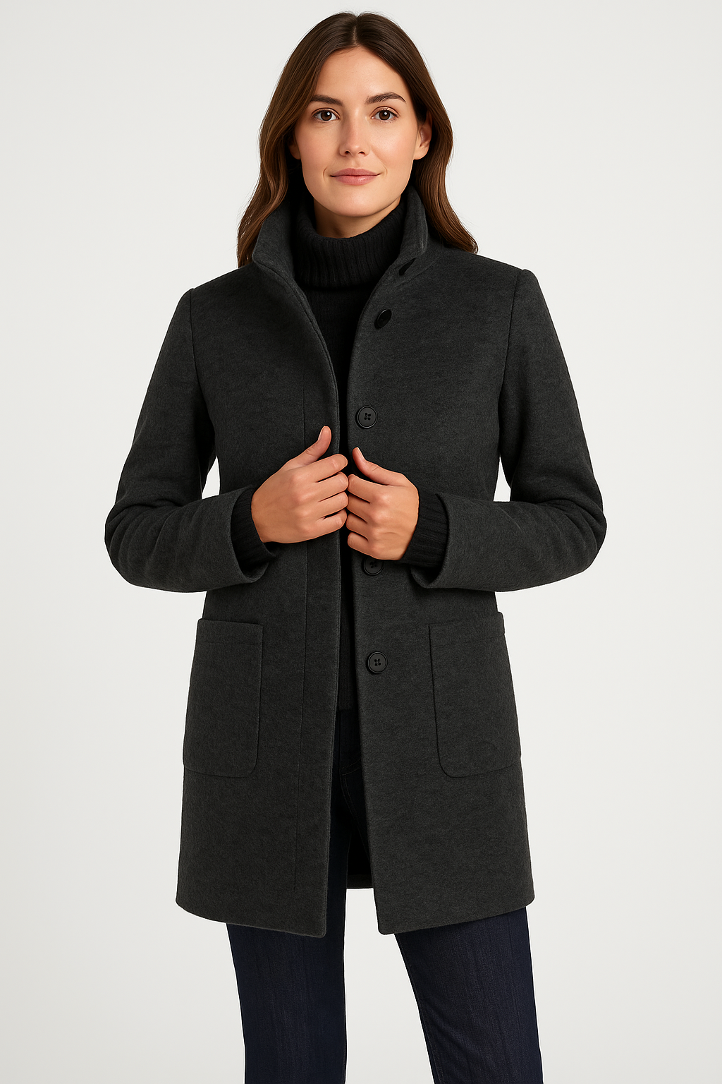 Cappotto premium 100% Lana – Eleganza Naturale e Comfort senza Tempo